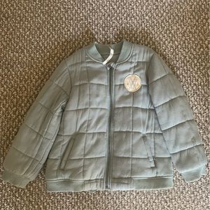 Rylee + Cru boys quilted jacket light blue